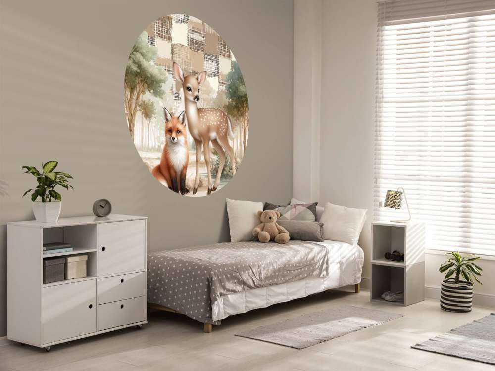 Animali selvatici in tonalità calde