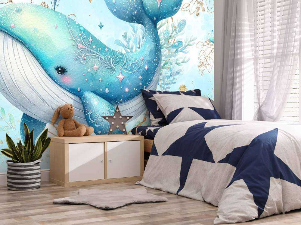 Balena magica nei sogni dell'oceano