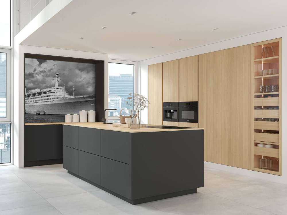 Classico oceano senza tempo in bianco e nero