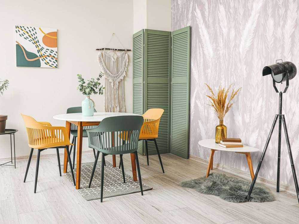 Parete di erbe di campo - taupe