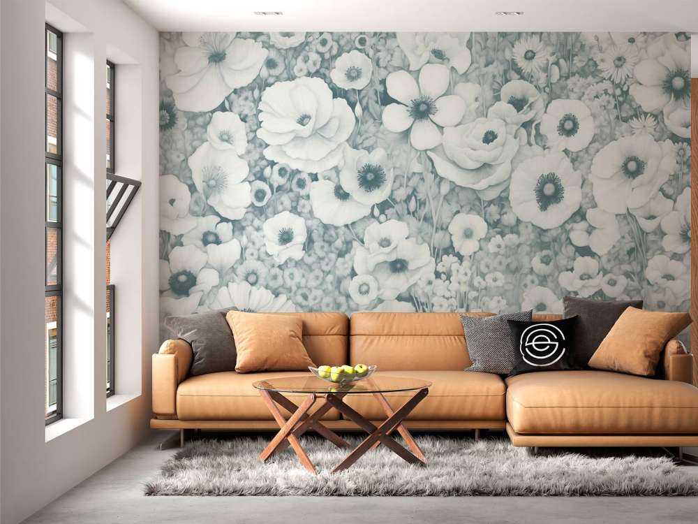 Racconto di Papavero Monocromatico Oceano