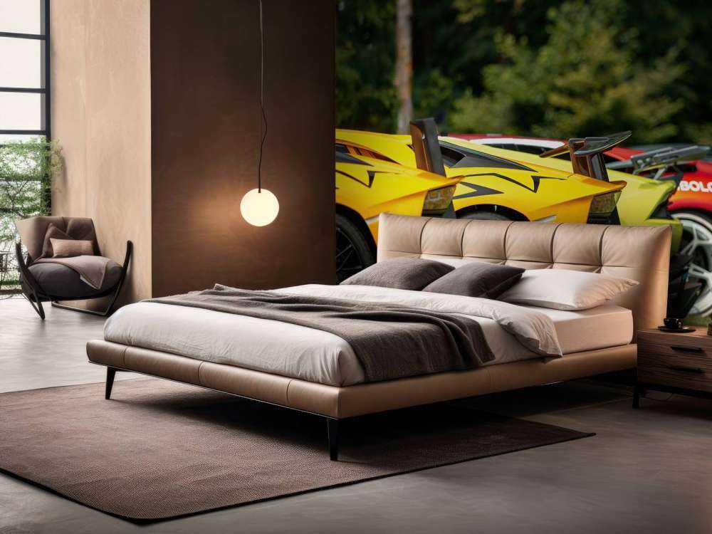 Collezione di supercar in natura