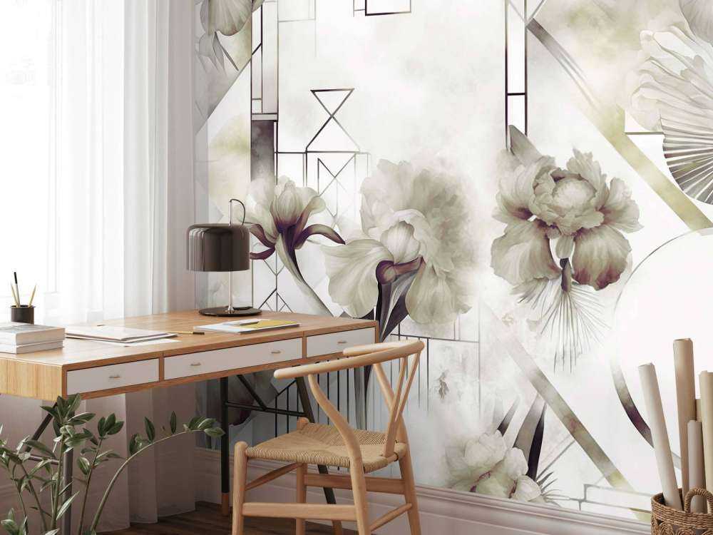 Acquerello Geometria Verde