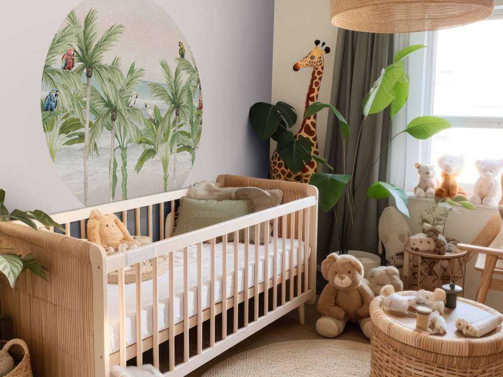 Pappagalli sulla spiaggia a colori