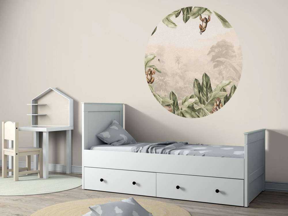 Paesaggio con scimmia