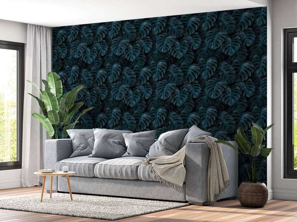 Foglie di Monstera verde tropicale