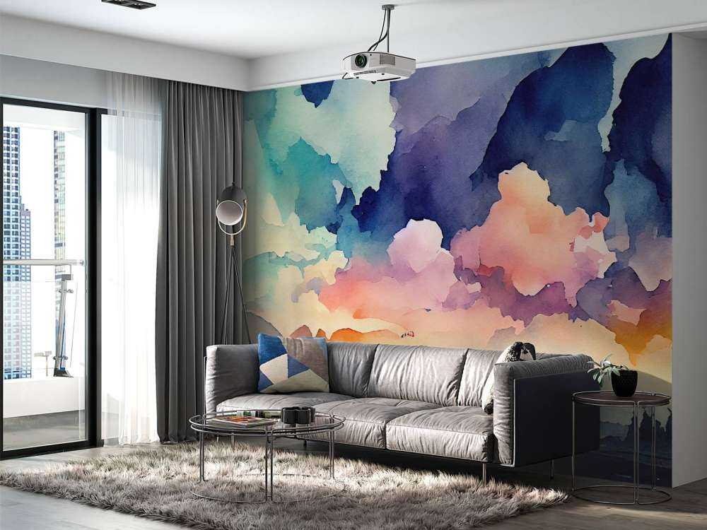 Sfondo astratto ad acquerello