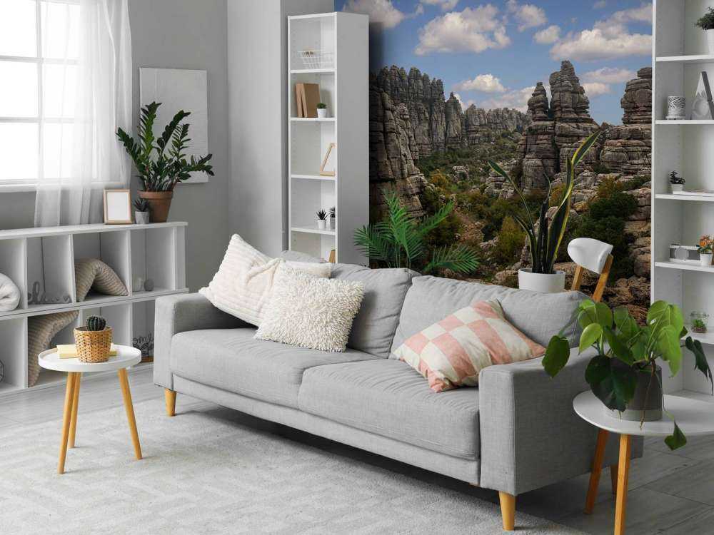 Rocce con il cielo blu