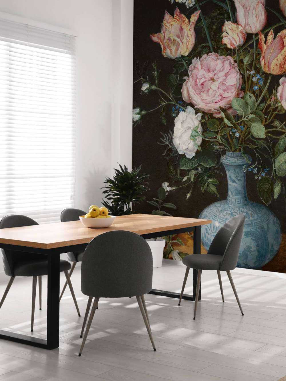 Vaso Wan-Li con fiori