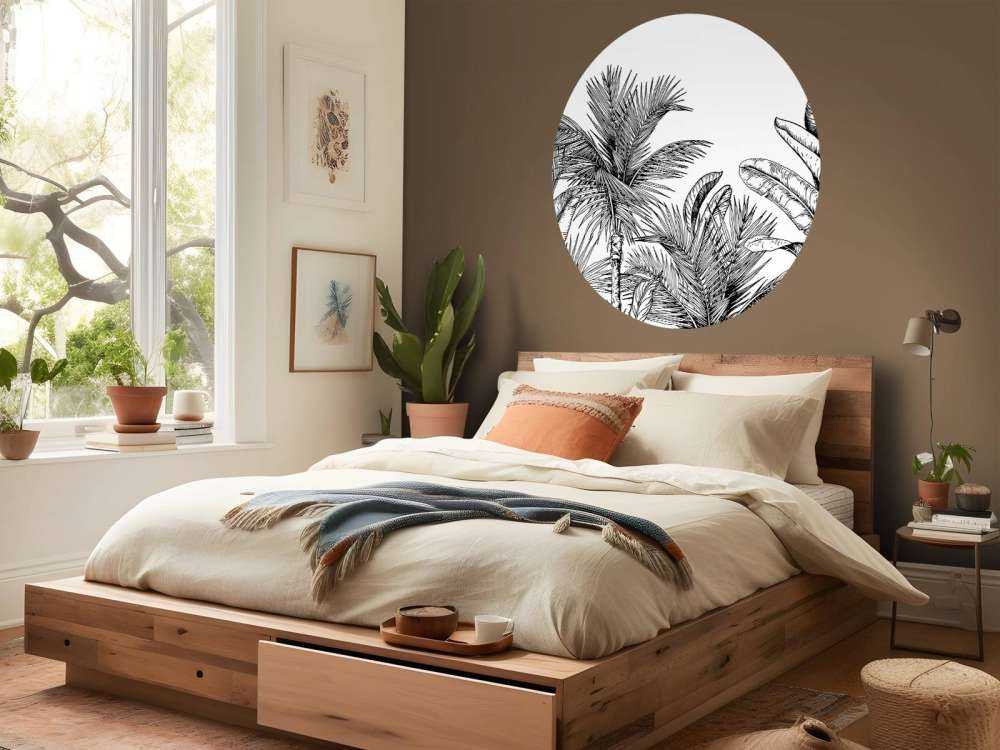 Palme e foglie di banano