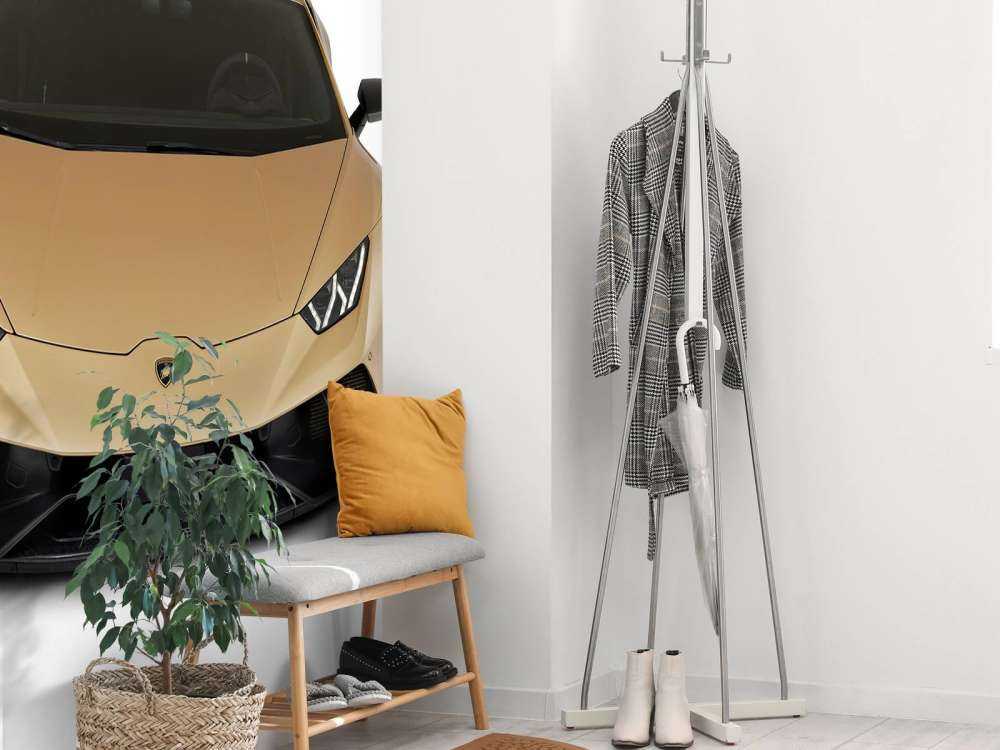 Lamborghini Huracán - Fronte dall'alto, bianco