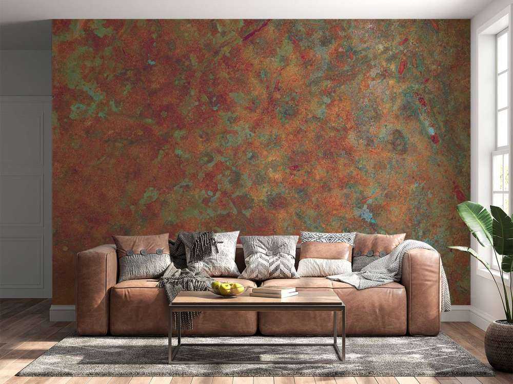 Metallo industriale ossidato