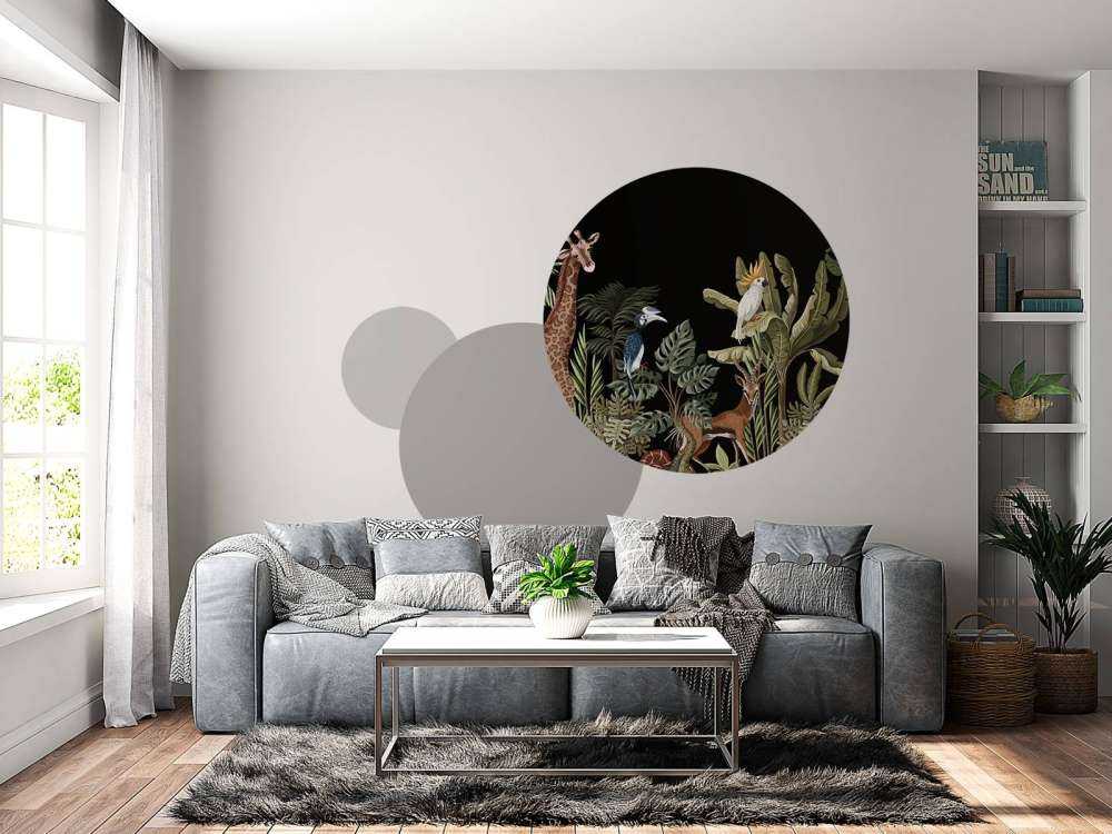 Vari animali della giungla