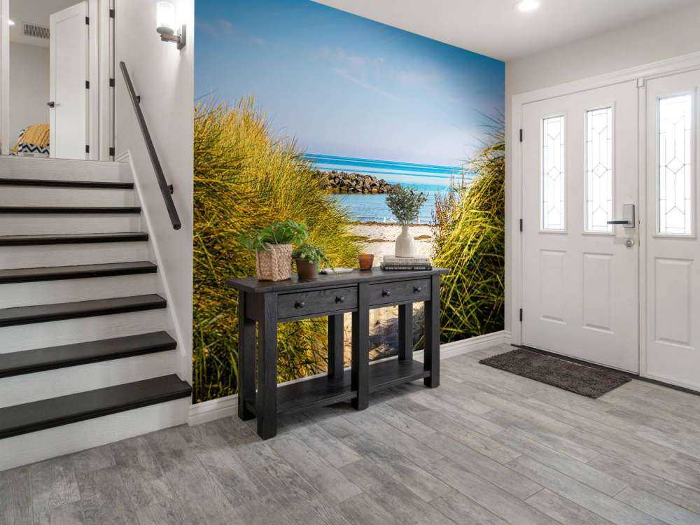 Spiaggia sulla costa del Mar Baltico