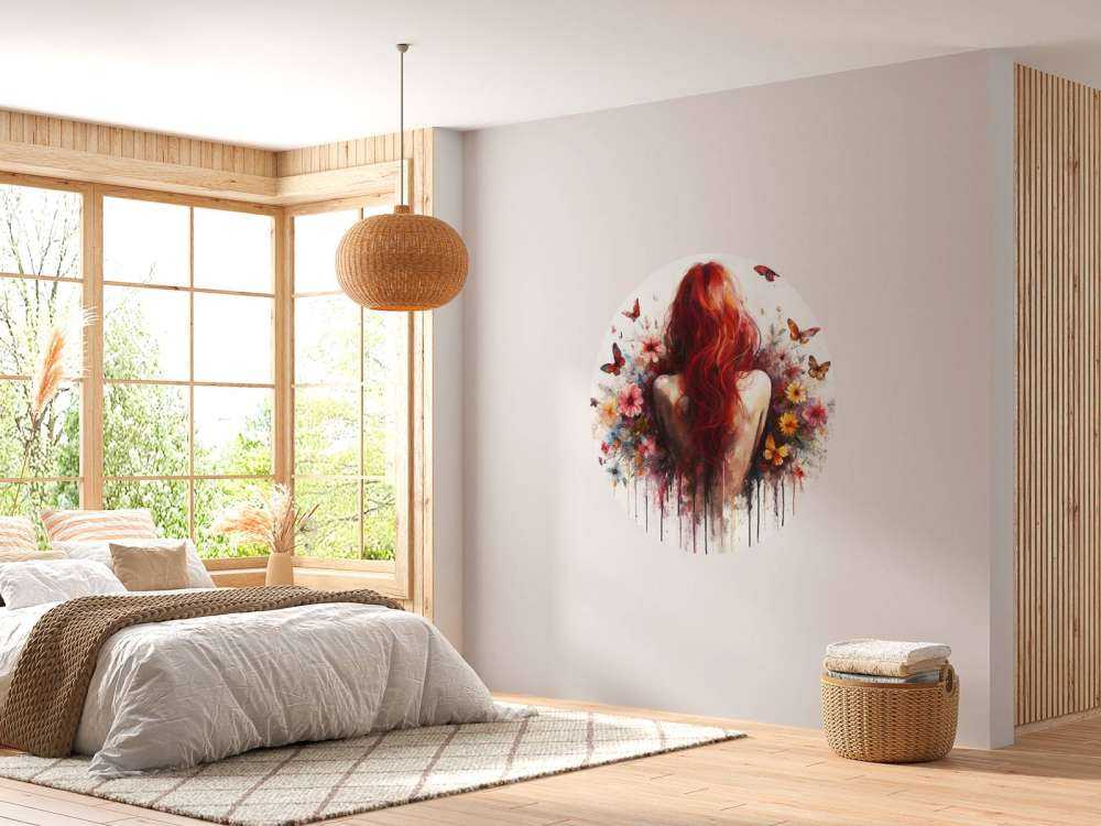 Watercolor Butterfly Woman Body #5