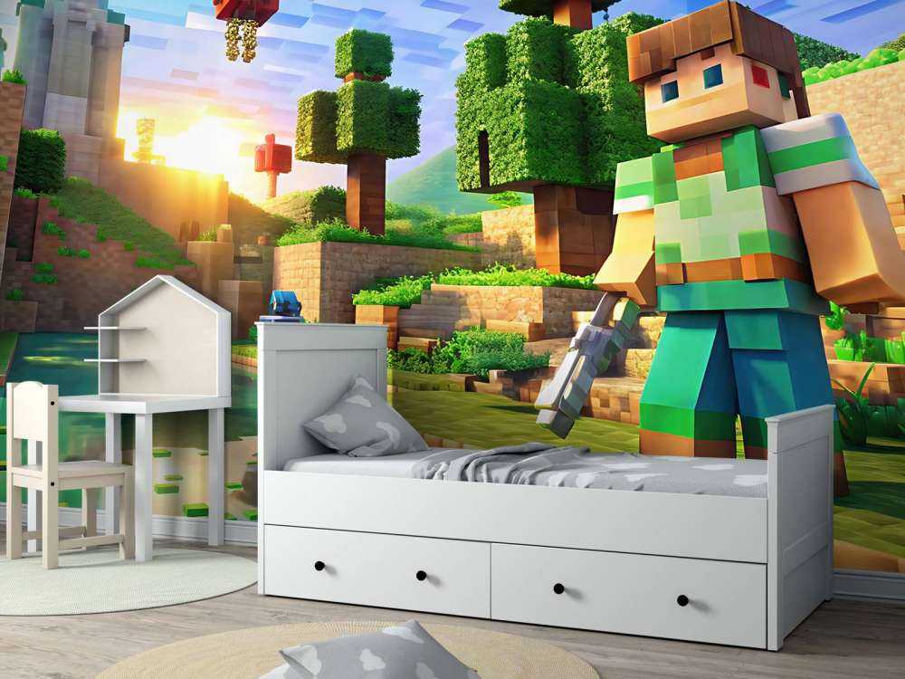 Tramonto nella valle a blocchi