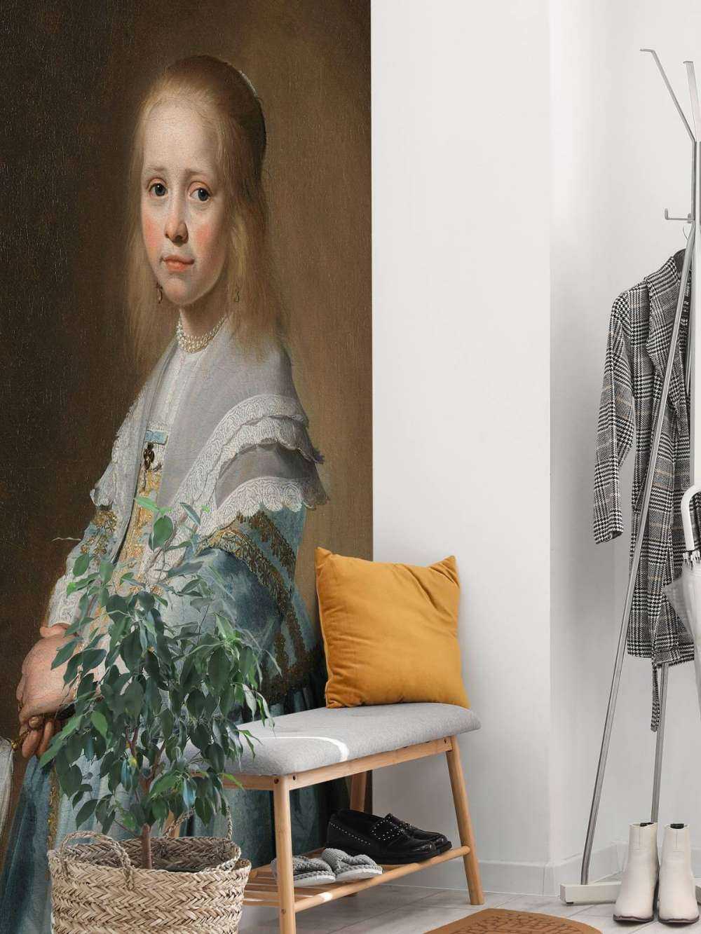 Ritratto di ragazza in blu