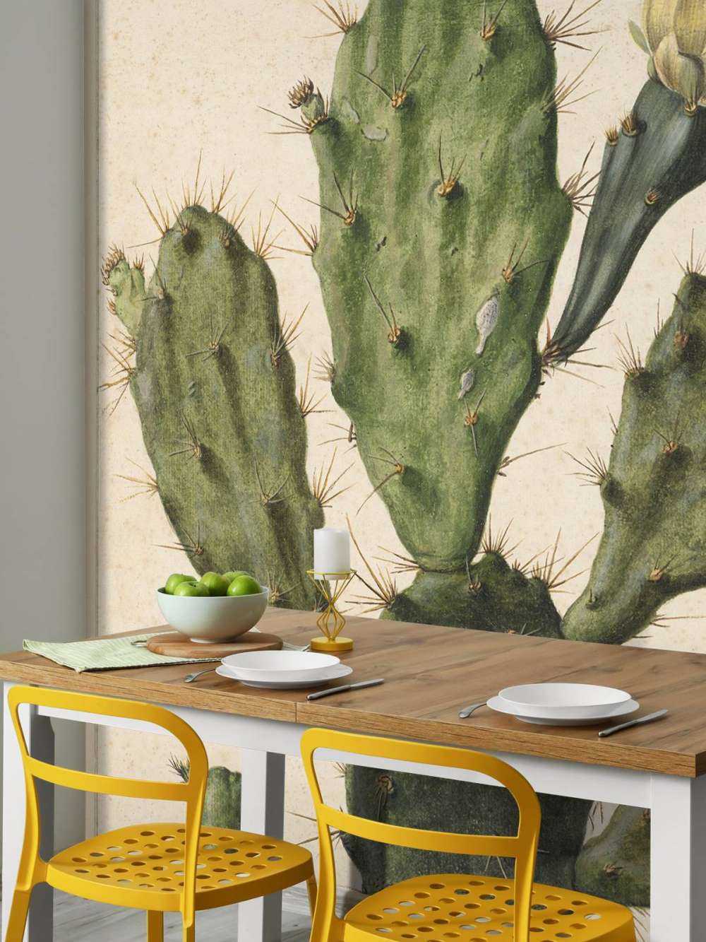 Cactus di fico in fiore