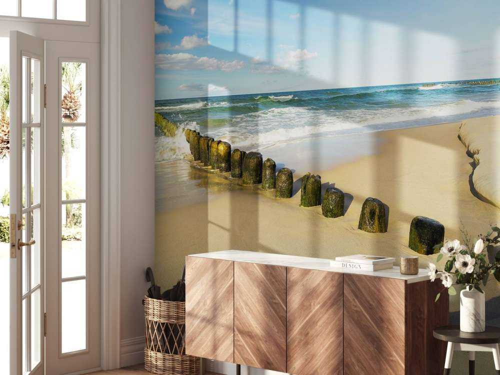 Spiaggia in una bella giornata