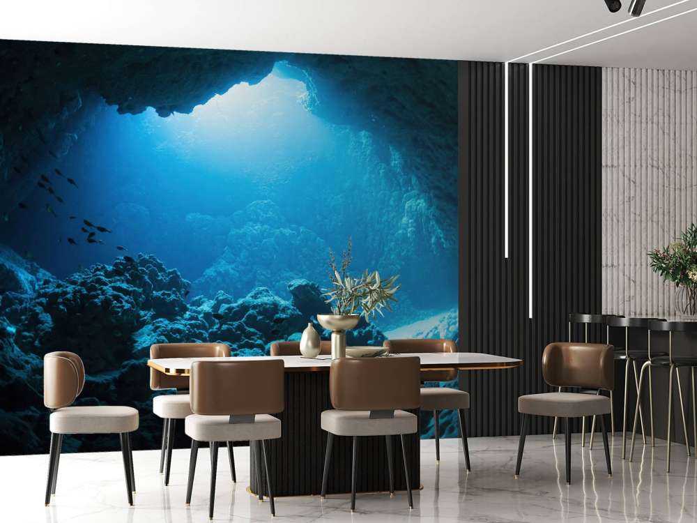 Grotta sotto l'acqua