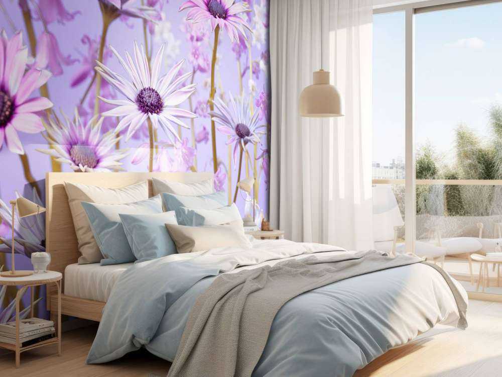 Fiori viola colorati