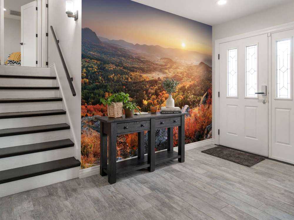 Paesaggio autunnale in montagna