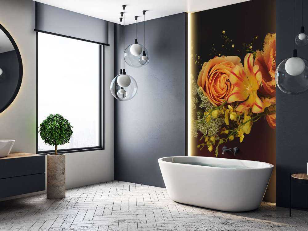 Ghirlanda di fiori disposti