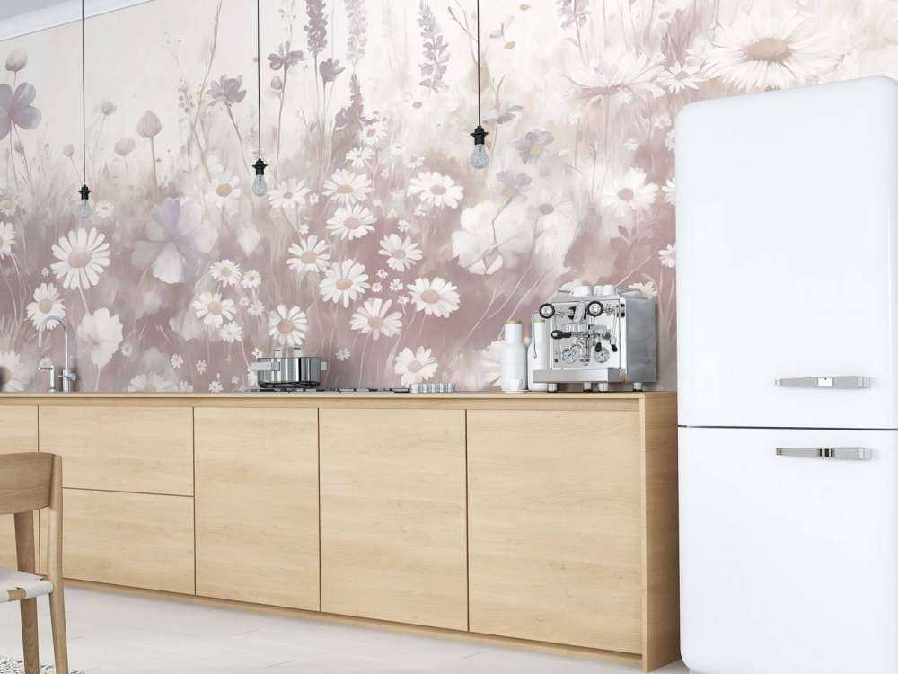 Verde Lussureggiante dell'Estate Rosa Smorzato