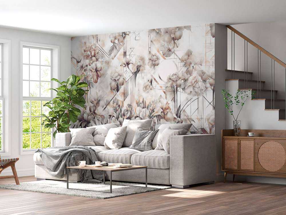 Enormi Iris Acquerello Sepia