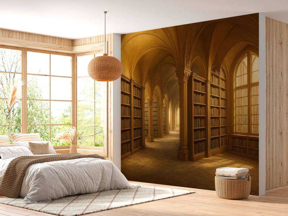 Biblioteca ad arco dorato