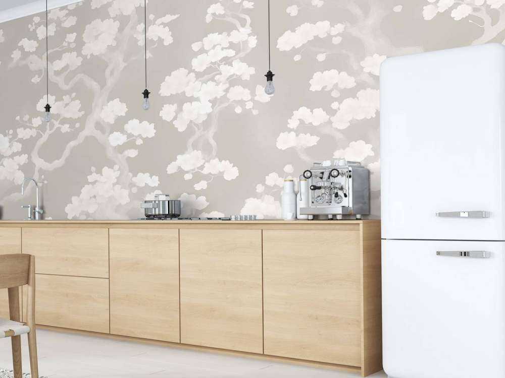 Meravigliosa foresta in fiore - taupe