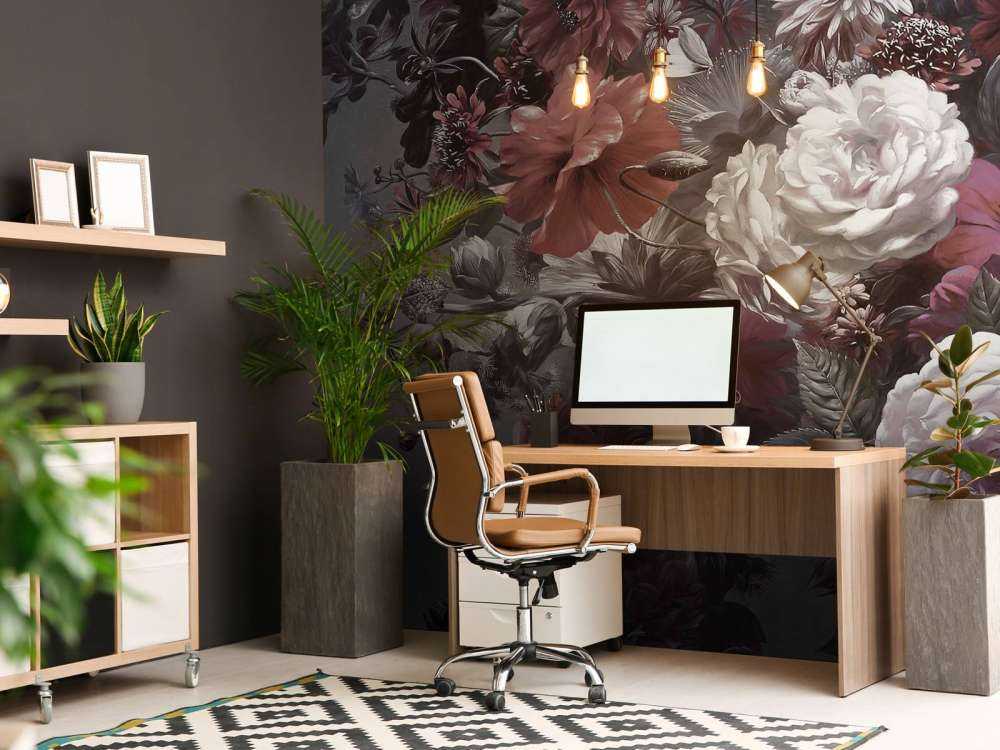 Grande bouquet con papaveri rossi