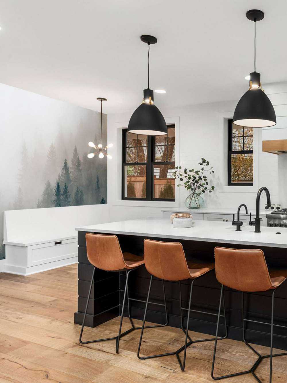 Cortina d'Ampezzo durante la nebbia