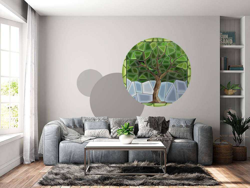 Mosaico di un albero