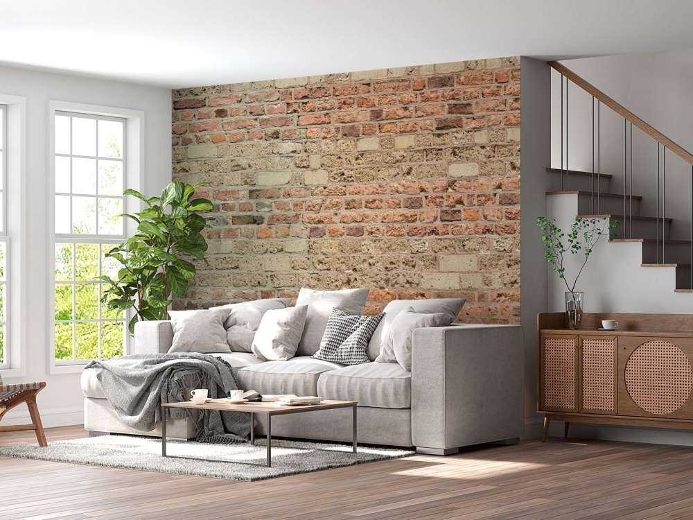 Muro con mattoni diversi