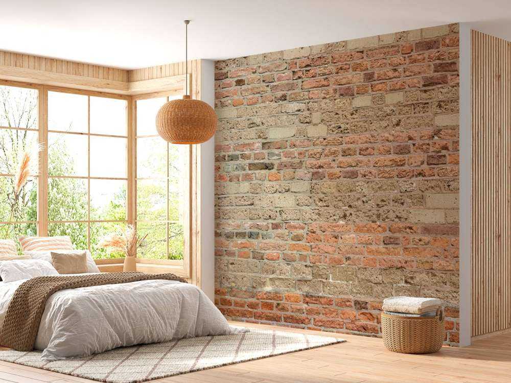 Muro con mattoni diversi