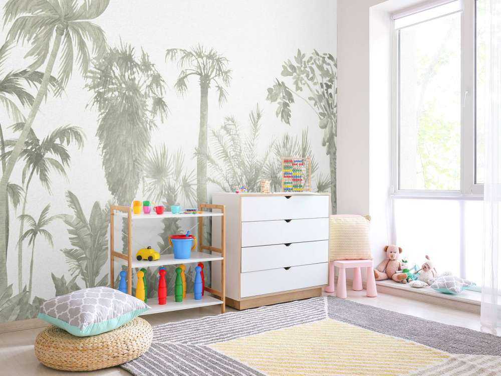 Tema della giungla in verde