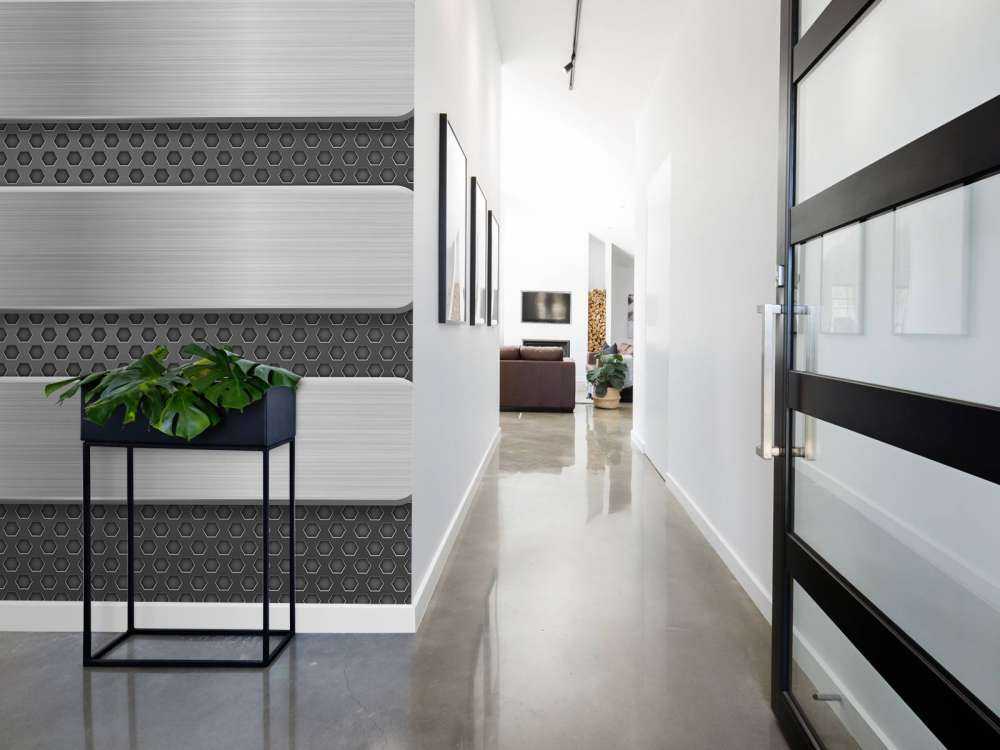 Sfondo metallico con piastre