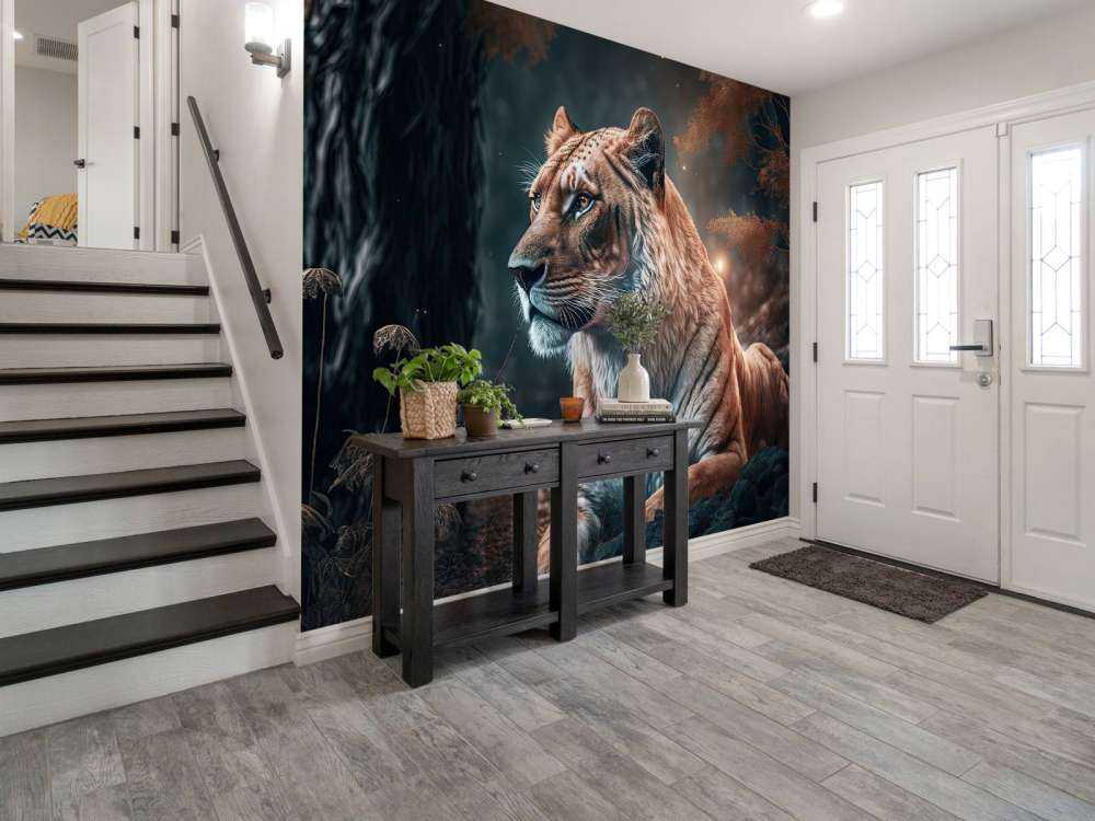 Illustrazione di un leone