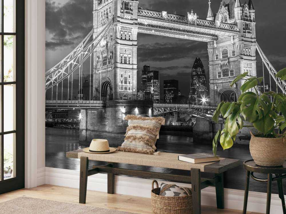 Tower bridge London at night