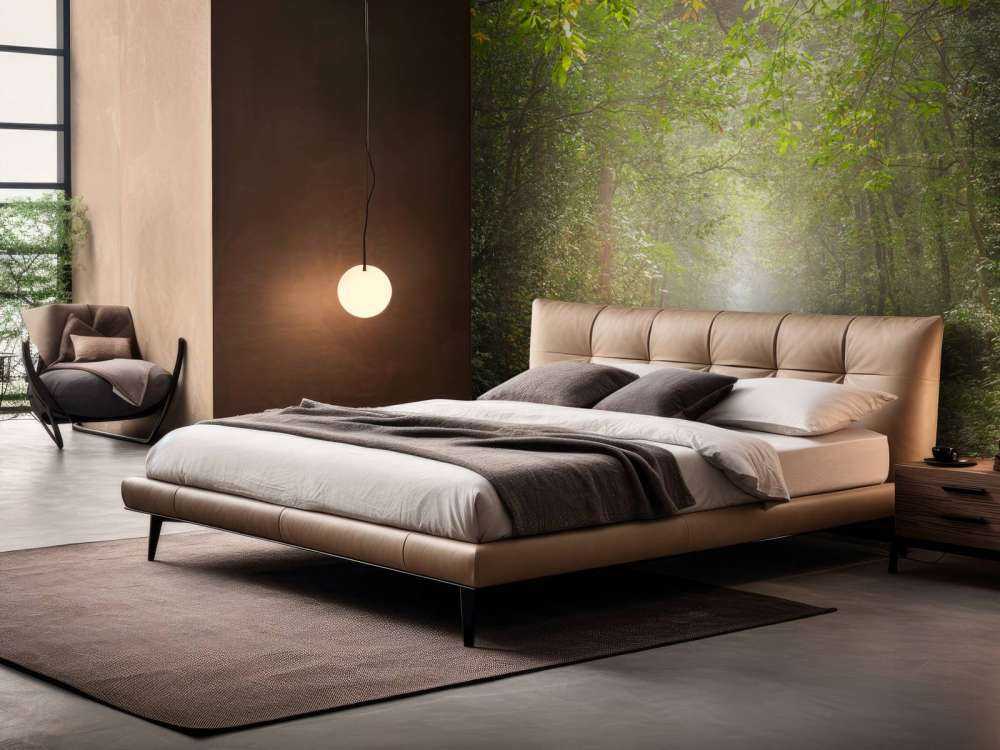 Sentiero attraverso la foresta nebbiosa