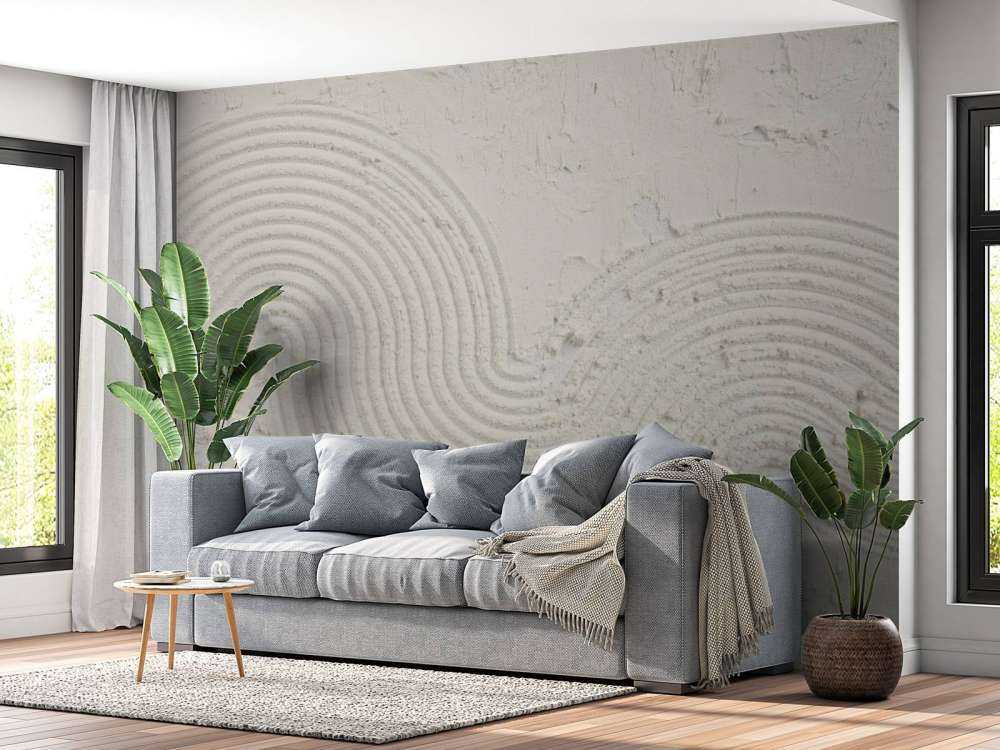 Texture art in bianco sporco