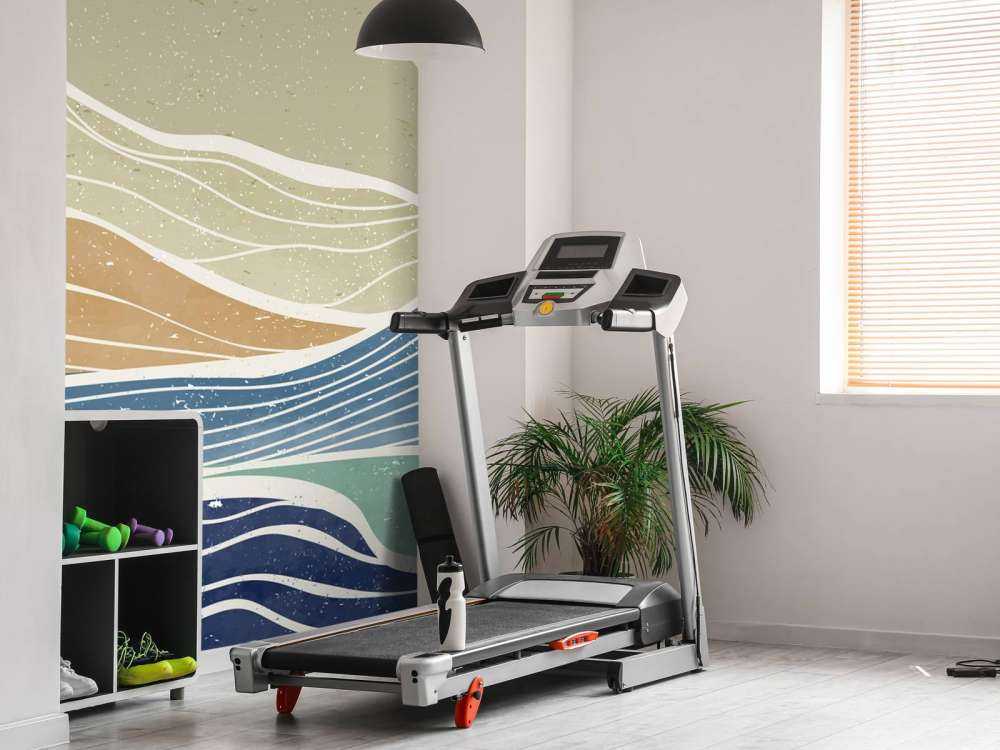 Onde dell'oceano colorate dal sole