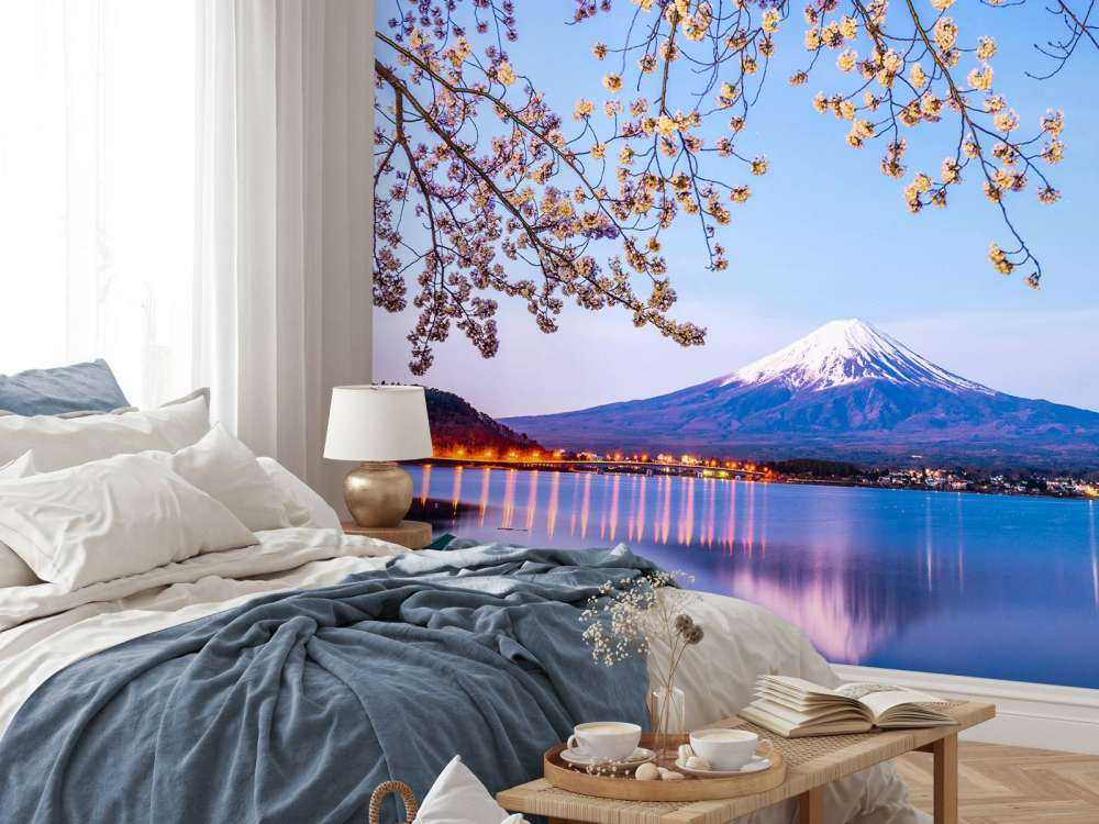 Il Monte Fuji in riva al mare