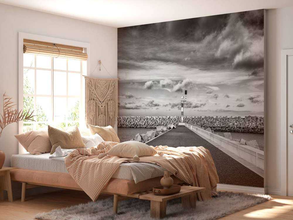 Muro di banchina del porto turistico di Cadzand Bad 