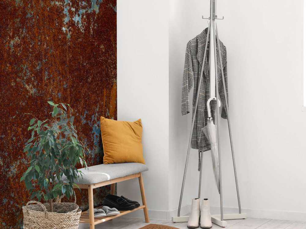 Struttura metallica arrugginita