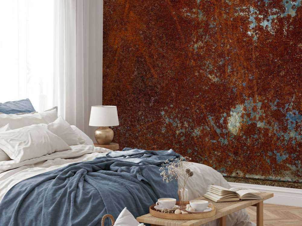 Struttura metallica arrugginita