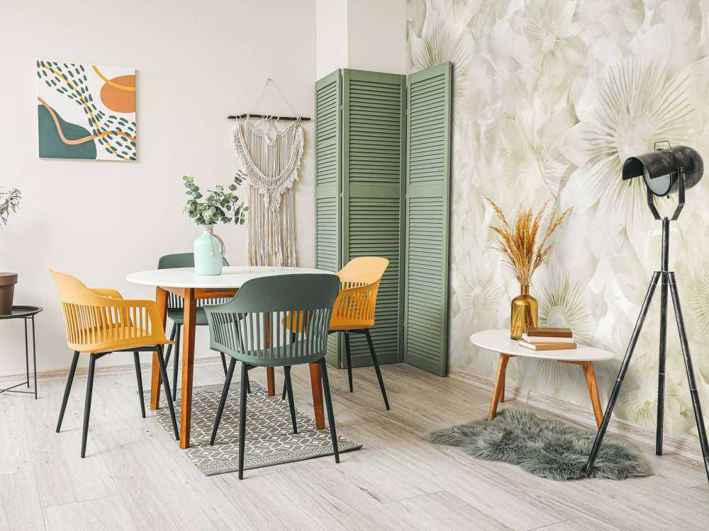 Acquerello Botanico Eleganza Sabbia Calda