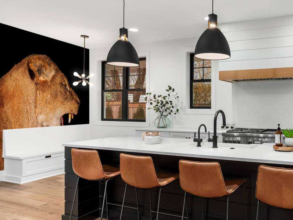 Vista laterale leonessa