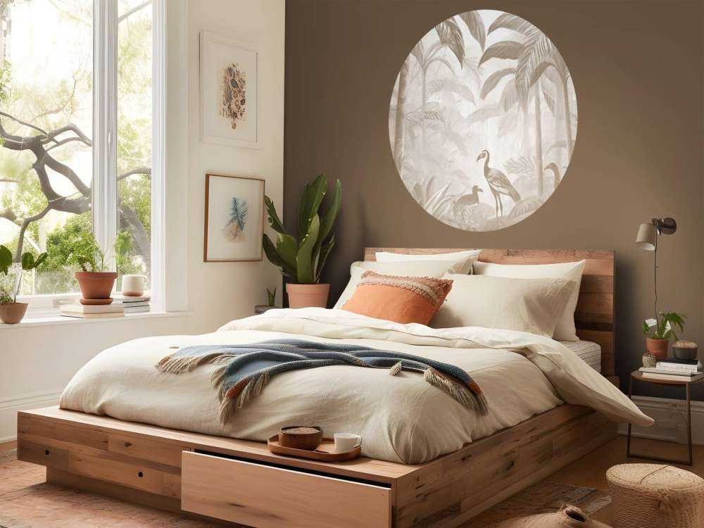 Giungla Nascosta con Ibis, taupe